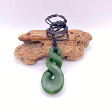 Load image into Gallery viewer, Kawakawa Double Pikorua Twist Pendant
