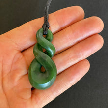 Load image into Gallery viewer, Kawakawa Double Pikorua Twist Pendant
