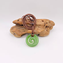 Load image into Gallery viewer, Small Inanga Koru Pendant
