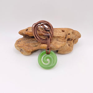 Small Inanga Koru Pendant