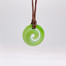 Load image into Gallery viewer, Small Inanga Koru Pendant
