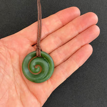 Load image into Gallery viewer, Medium Kahurangi Koru Pendant
