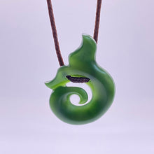 Load image into Gallery viewer, Whale Tail Koru Pendant
