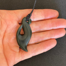 Load image into Gallery viewer, Dark Hei Matau Pendant
