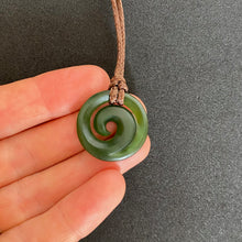 Load image into Gallery viewer, Small Kahurangi Koru Pendant
