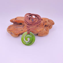 Load image into Gallery viewer, Small Martyr River Pounamu Koru Pendant
