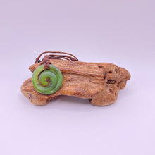 Load image into Gallery viewer, Small Martyr River Pounamu Koru Pendant

