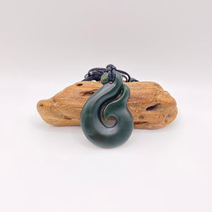 Whale Tail Hei Matau / Hook Pendant