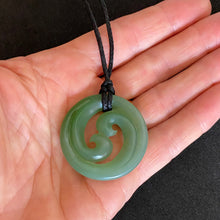 Load image into Gallery viewer, Inanga Double Koru Pendant
