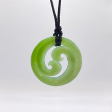 Load image into Gallery viewer, Inanga Double Koru Pendant
