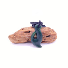 Load image into Gallery viewer, Dark Hei Matau Pendant
