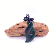 Load image into Gallery viewer, Dark Hei Matau Pendant
