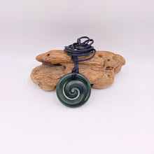 Load image into Gallery viewer, Medium Dark Koru Pendant
