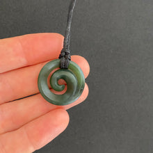 Load image into Gallery viewer, Small Kawakawa Koru Pendant
