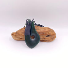 Load image into Gallery viewer, Dark Ridge-Bound Hei Matau Hook Pendant
