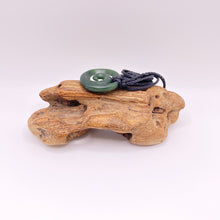 Load image into Gallery viewer, Small Dark Koru Pendant
