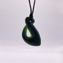 Load image into Gallery viewer, Small Dark Hei Matau Hook Pendant
