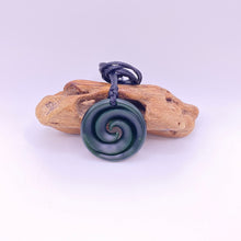 Load image into Gallery viewer, Kawakawa Double Spiral Koru Pendant
