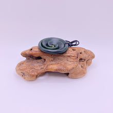 Load image into Gallery viewer, Kawakawa Double Spiral Koru Pendant

