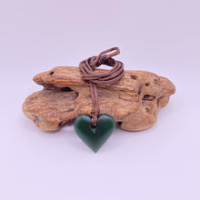 Load image into Gallery viewer, Kawakawa Heart Pendant
