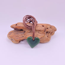 Load image into Gallery viewer, Kawakawa Heart Pendant
