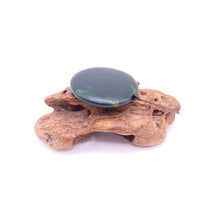 Load image into Gallery viewer, Large Carved Porohita Disc Pendant
