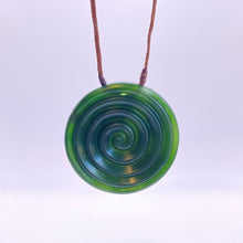 Load image into Gallery viewer, Large Carved Porohita Disc Pendant
