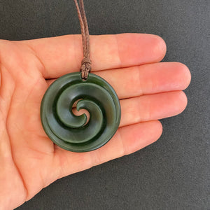 Kawakawa Double Spiral Koru Pendant