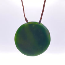 Load image into Gallery viewer, Large Carved Porohita Disc Pendant
