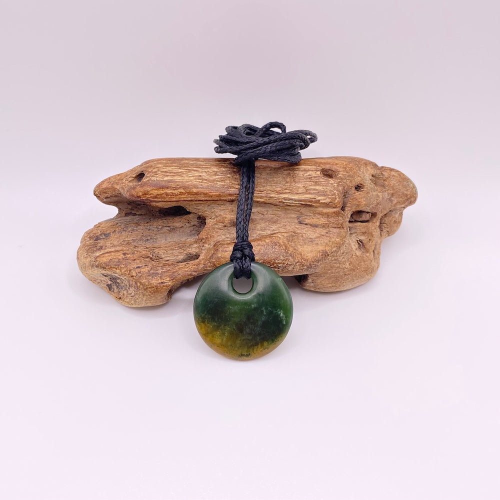 Small Marsden Flower Jade Porohita Pendant