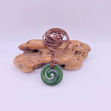 Load image into Gallery viewer, Small Kawakawa Koru Pendant
