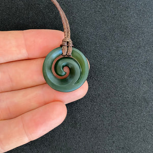 Small Kawakawa Koru Pendant