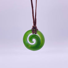 Load image into Gallery viewer, Small Kawakawa Koru Pendant
