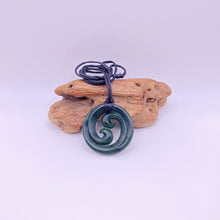 Load image into Gallery viewer, Kawakawa Double Koru Pendant
