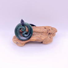 Load image into Gallery viewer, Kawakawa Double Koru Pendant
