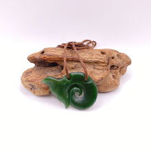 Load image into Gallery viewer, Whale Tail Koru Pendant
