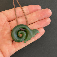 Load image into Gallery viewer, Whale Tail Koru Pendant
