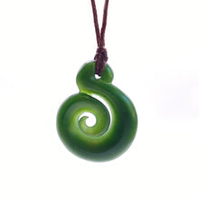 Load image into Gallery viewer, Koru Hei Matau Combination Pendant
