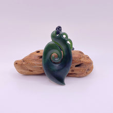 Load image into Gallery viewer, Dark Manaia with Koru Tail
