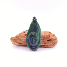 Load image into Gallery viewer, Roimata Drop with Koru Pendant
