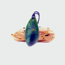 Load image into Gallery viewer, Roimata Drop with Koru Pendant
