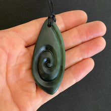 Load image into Gallery viewer, Roimata Drop with Koru Pendant
