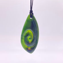 Load image into Gallery viewer, Roimata Drop with Koru Pendant
