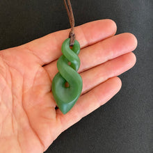 Load image into Gallery viewer, Kahurangi Double Pikorua / Twist Pendant
