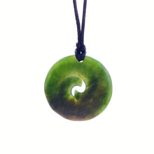 Load image into Gallery viewer, Putiputi Double Spiral Koru Pendant
