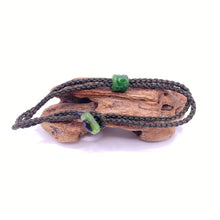 Load image into Gallery viewer, Olive, Dark Green Cord Single Beaded Bracelet
