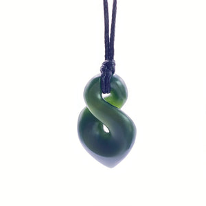 Dark Single Pikorua / Twist Pendant