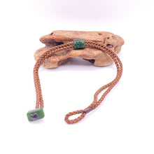 Load image into Gallery viewer, Brown Cord Single Beaded Bracelet
