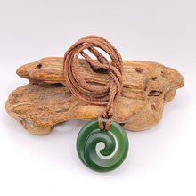Load image into Gallery viewer, Small Kawakawa Koru Pendant
