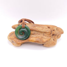 Load image into Gallery viewer, Small Kawakawa Koru Pendant
